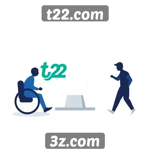 Acessibilidade no t22.com para jogadores com necessidades especiais