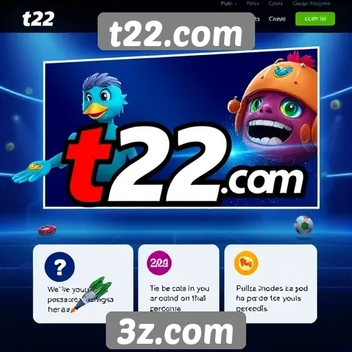explorando as funcionalidades de t22.com para jogadores