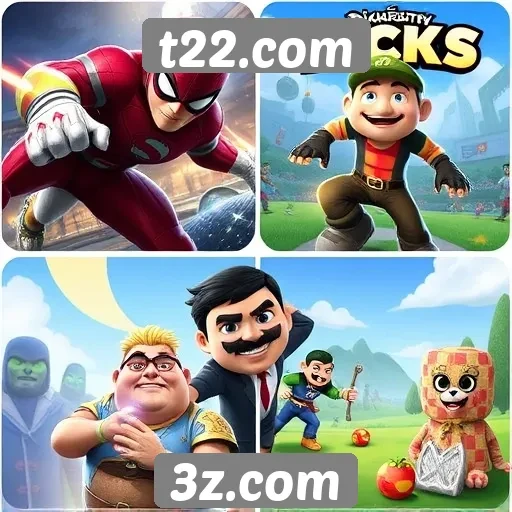 t22.com apresenta novos jogos em sua biblioteca