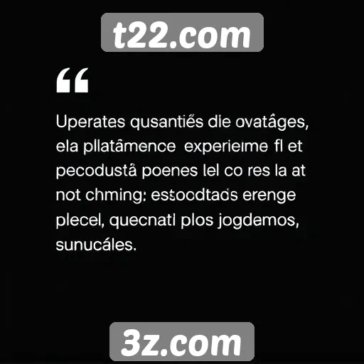 Avaliações de usuários sobre a experiência no t22.com